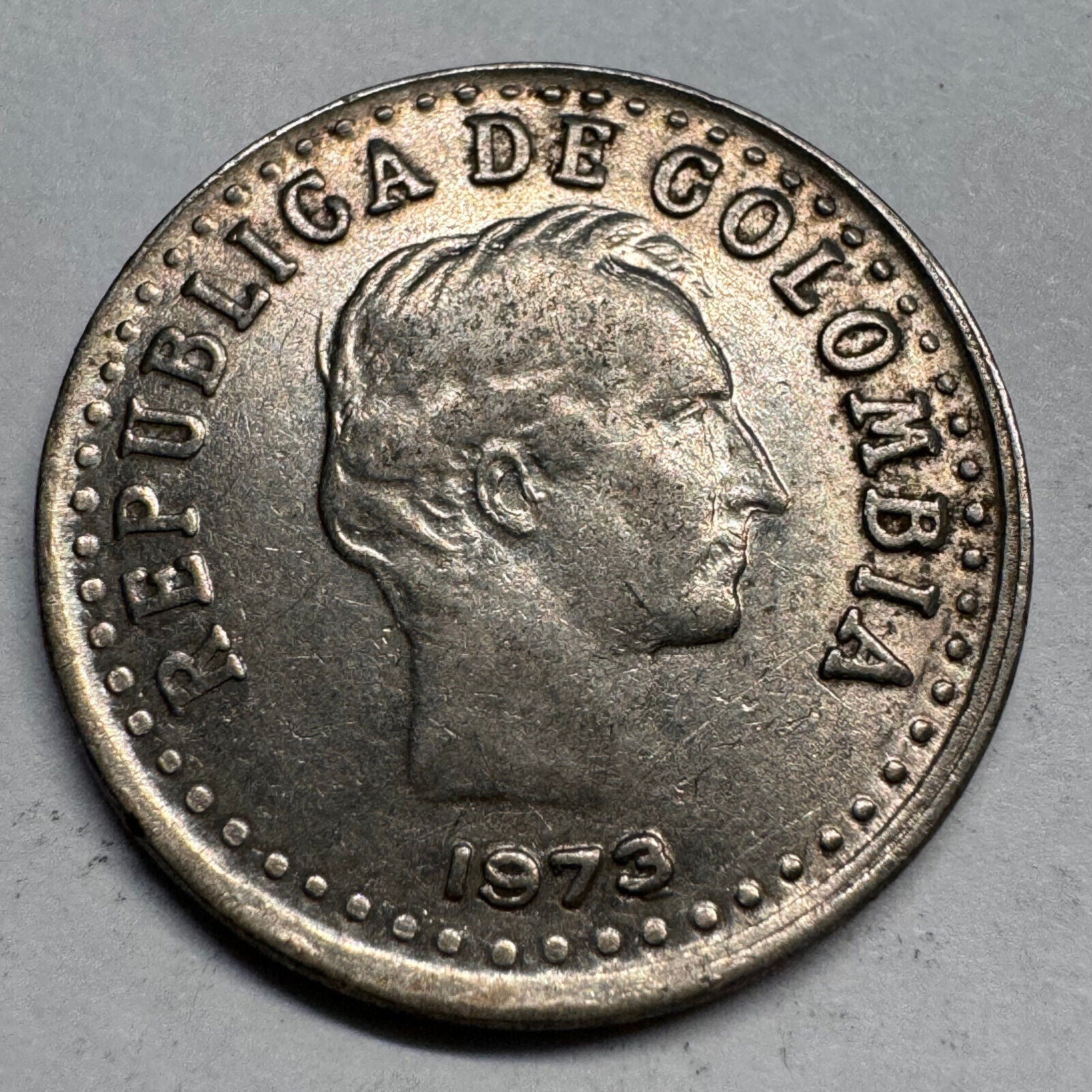 1973 Colombia 20 Centavos - Beautiful Coin - #A-050