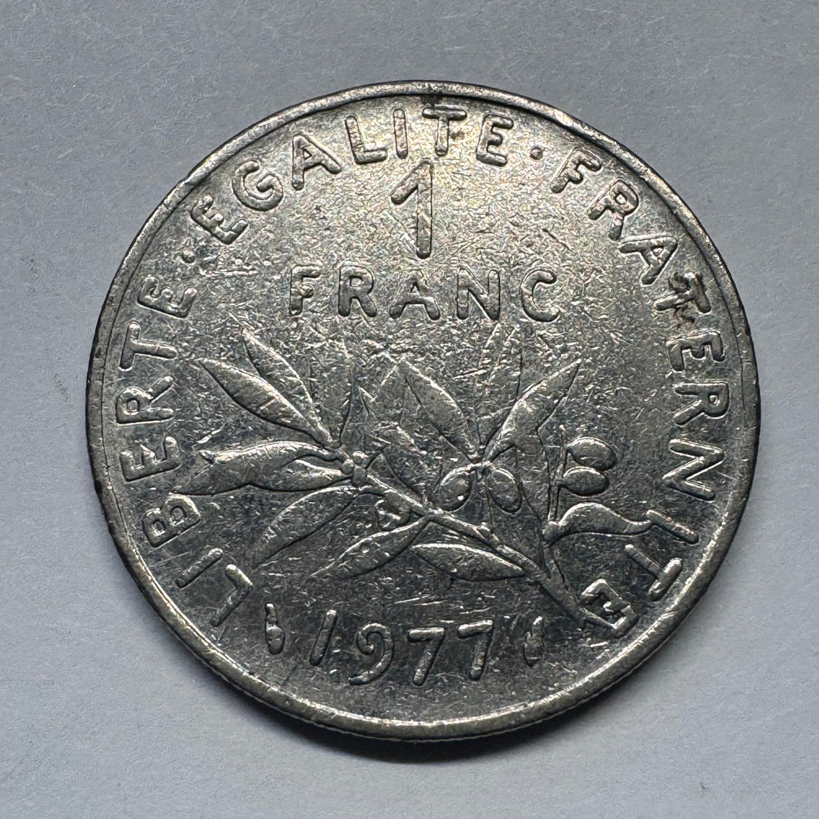 1977 France 1 Franc - Beautiful Coin - #A-099