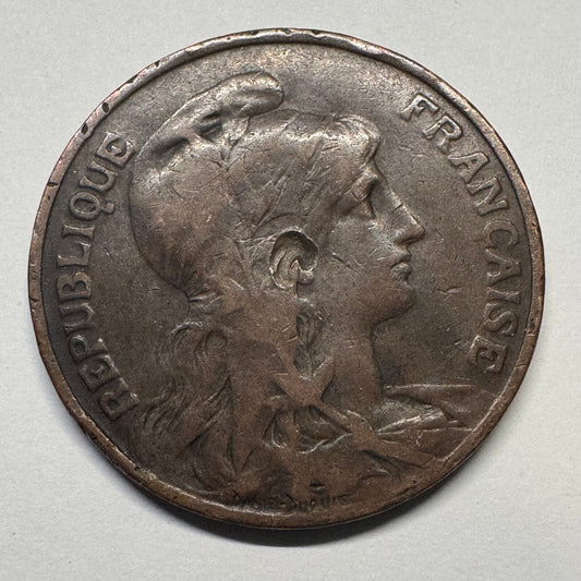 1912 France 10 Centimes - Beautiful Coin - #B-047
