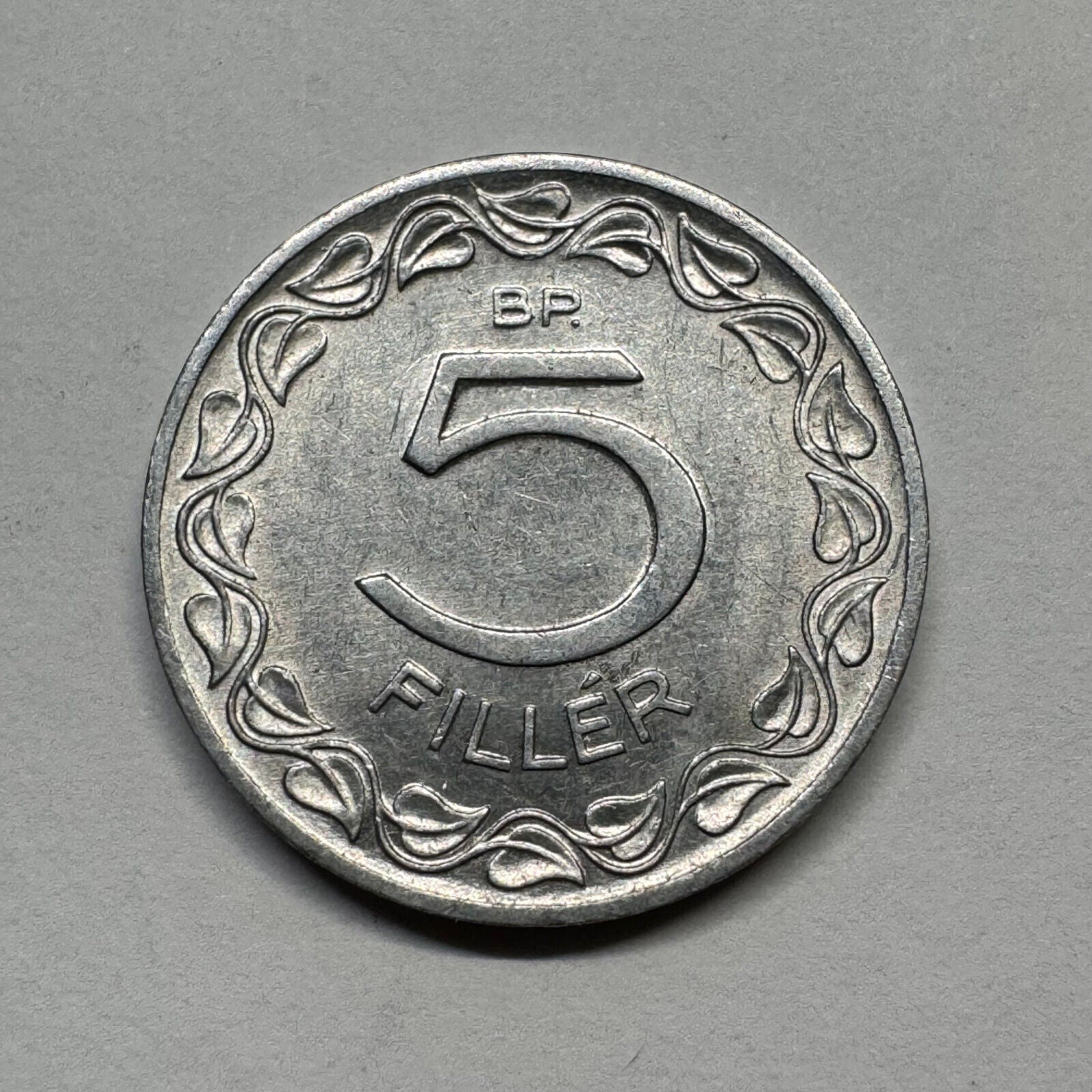 1961 Hungary 5 Filler - Beautiful Coin - #B-055