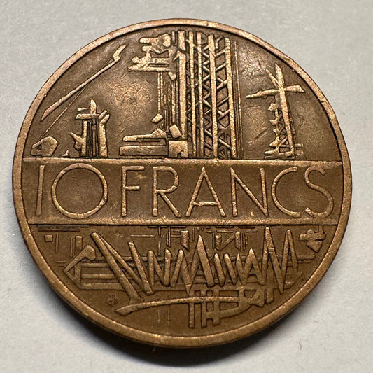 1979 France 10 Francs - Beautiful Coin - #A-066