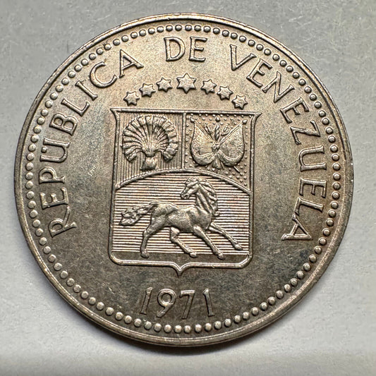 1971 Venezuela 5 Centimos - Beautiful Coin - #A-018