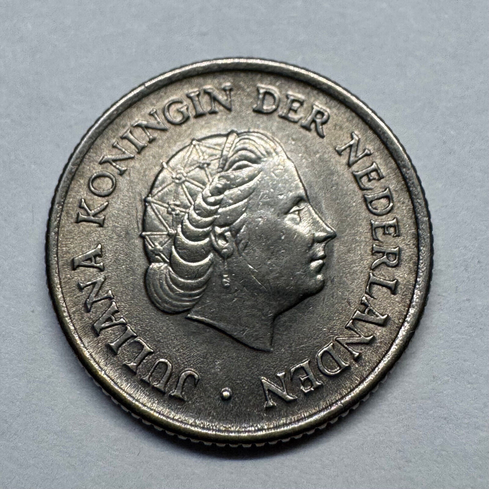 1957 Netherlands 25 Cents - Beautiful Coin - #B-037