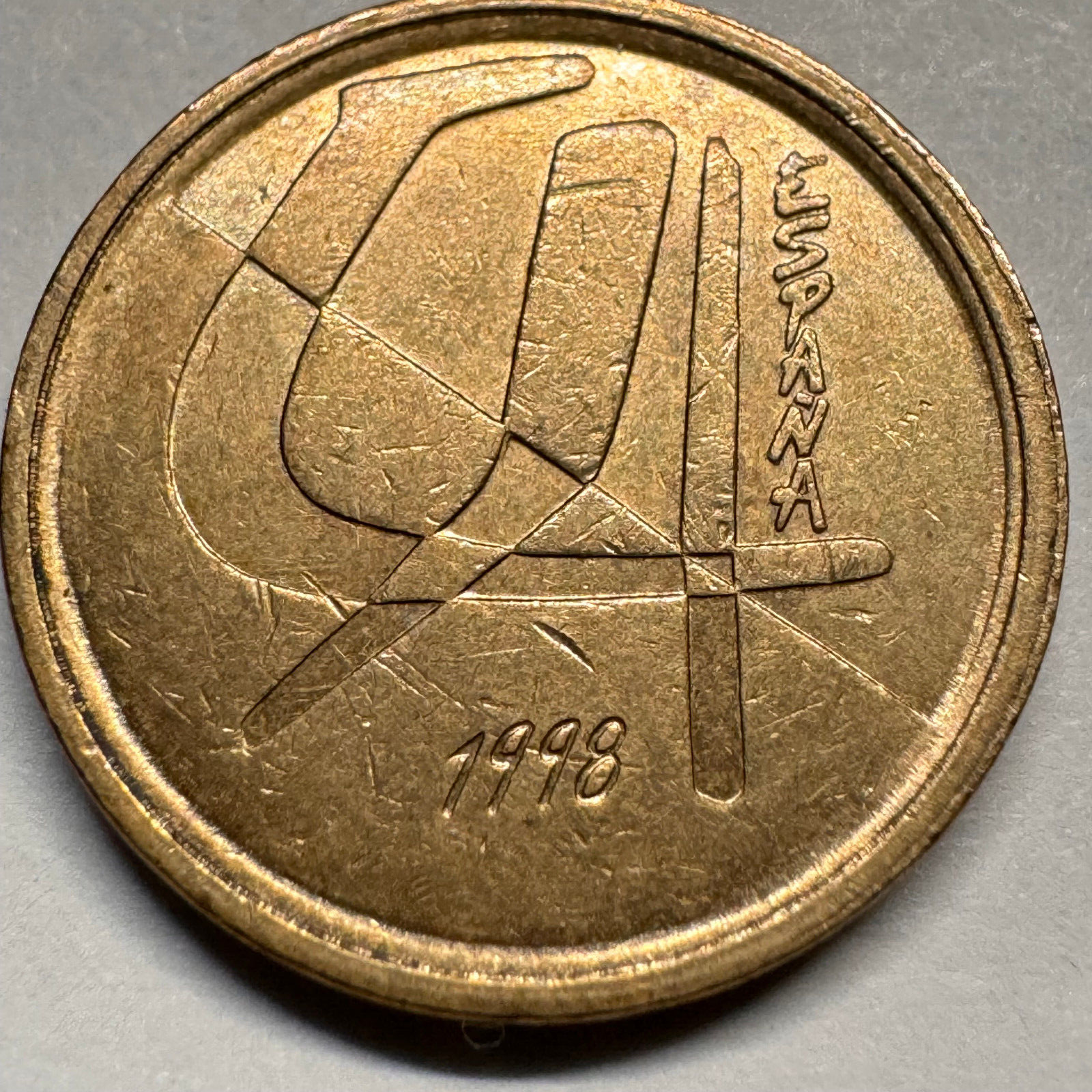 1998 Spain 5 Pesetas - Beautiful Coin - #A-027