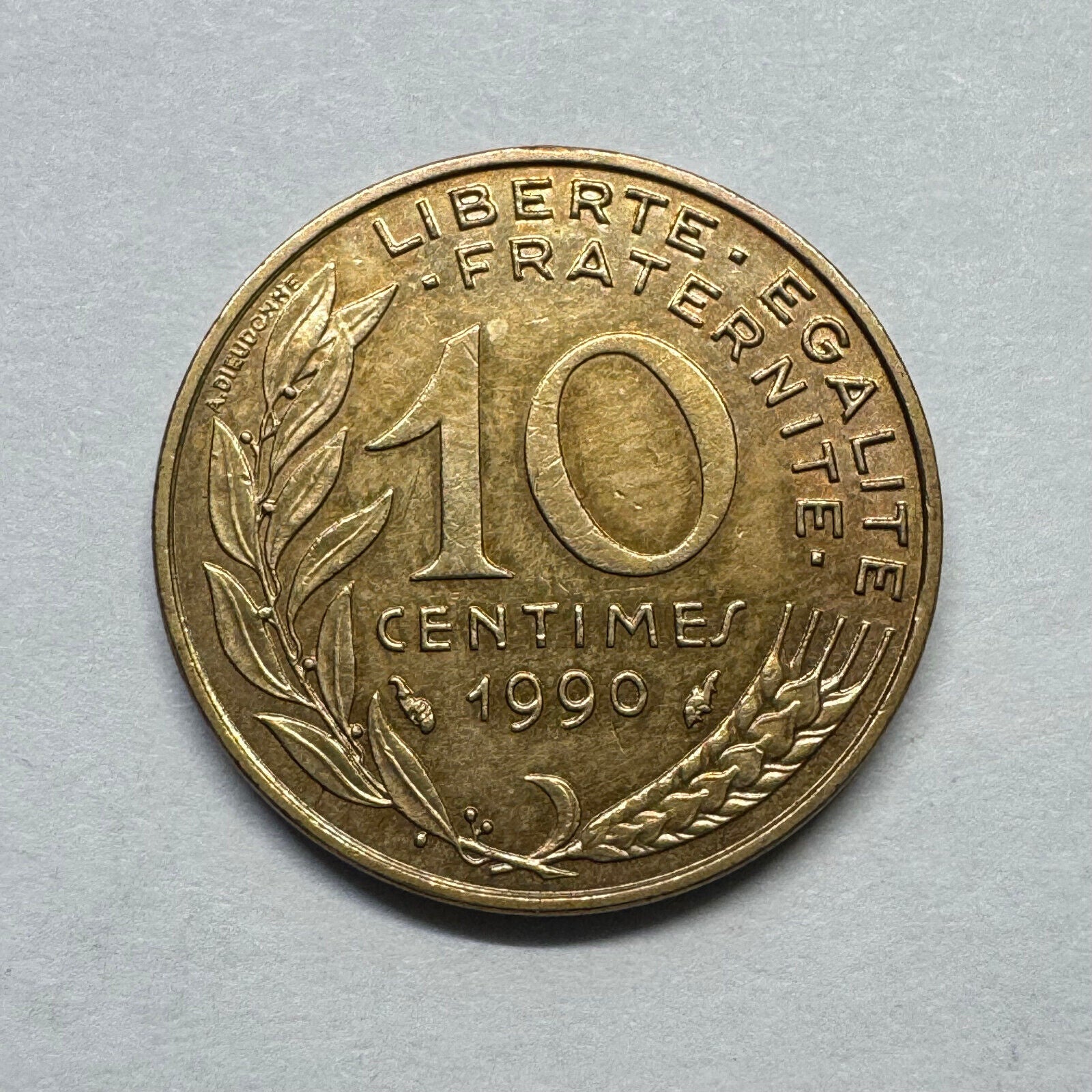 1990 France 10 Centimes - Beautiful Coin - #B-015