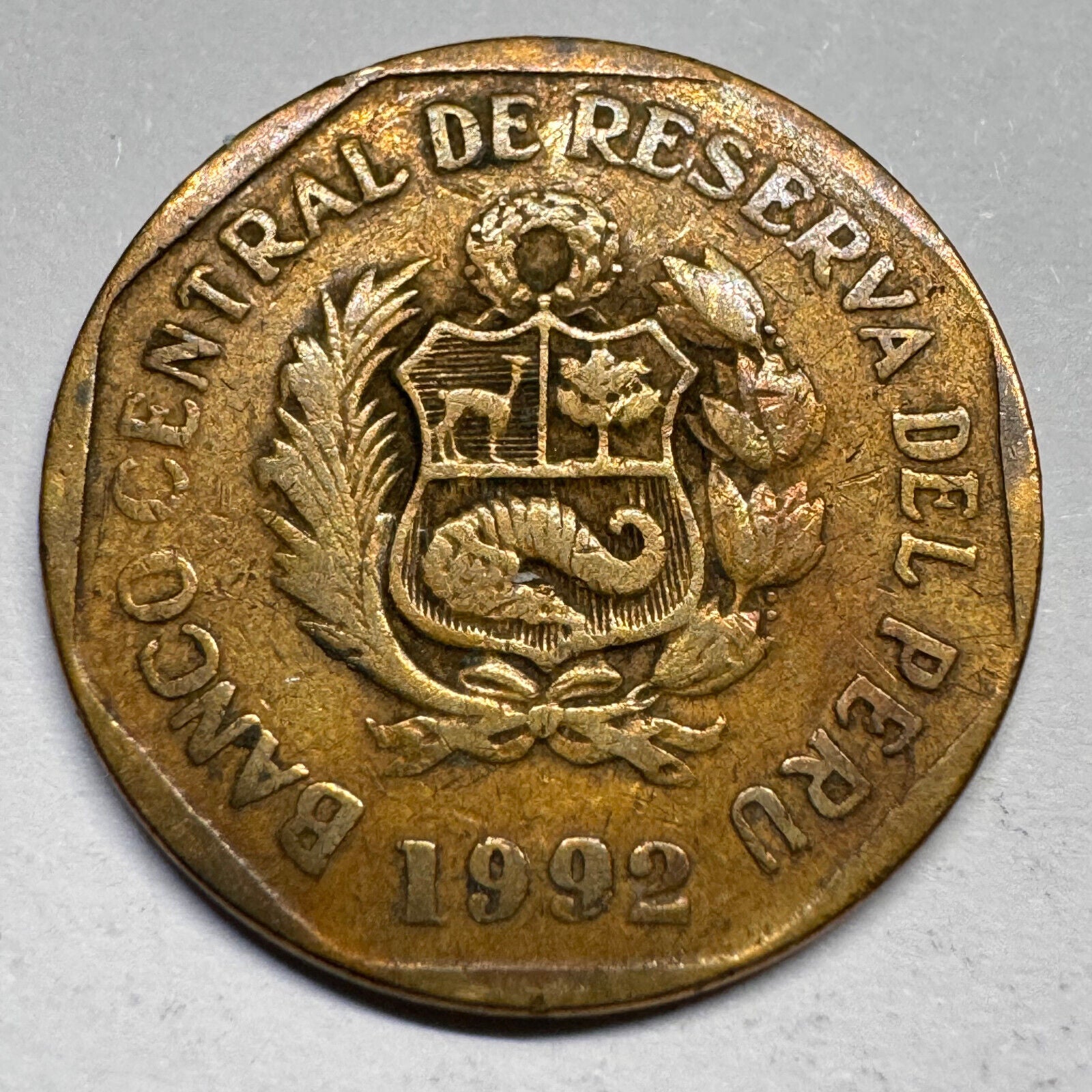 1992 Peru 10 Centimos- Beautiful Coin - #A-021