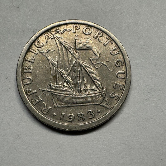 Portugal 1983 2.50 Escudos - Beautiful Coin - #A-005