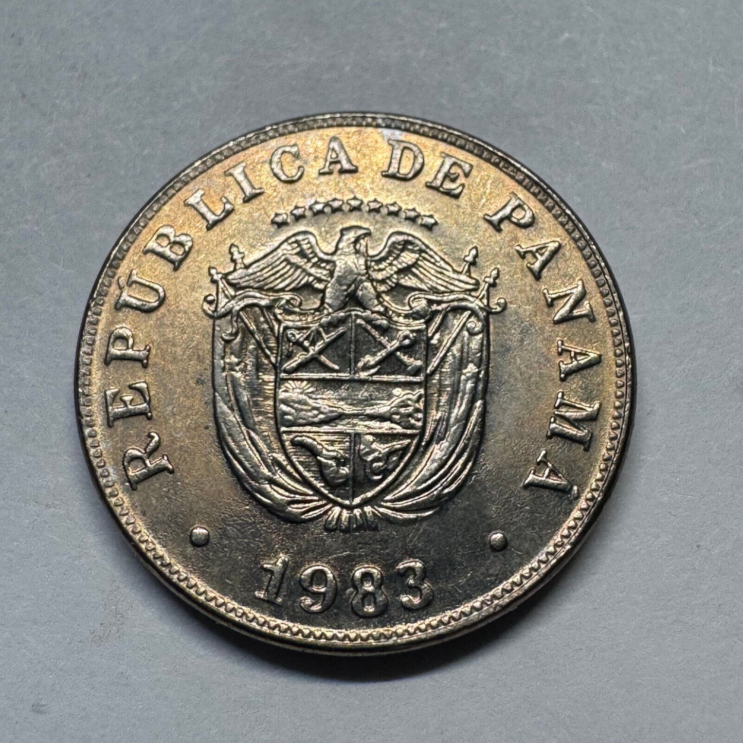 1983 Panama 5 Centesimos - Beautiful Coin - #B-025