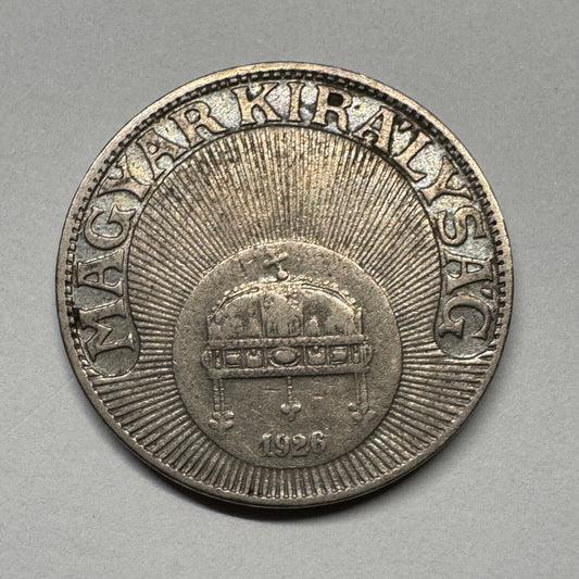 1926 Hungary 20 Filler - Beautiful Coin - #B-055