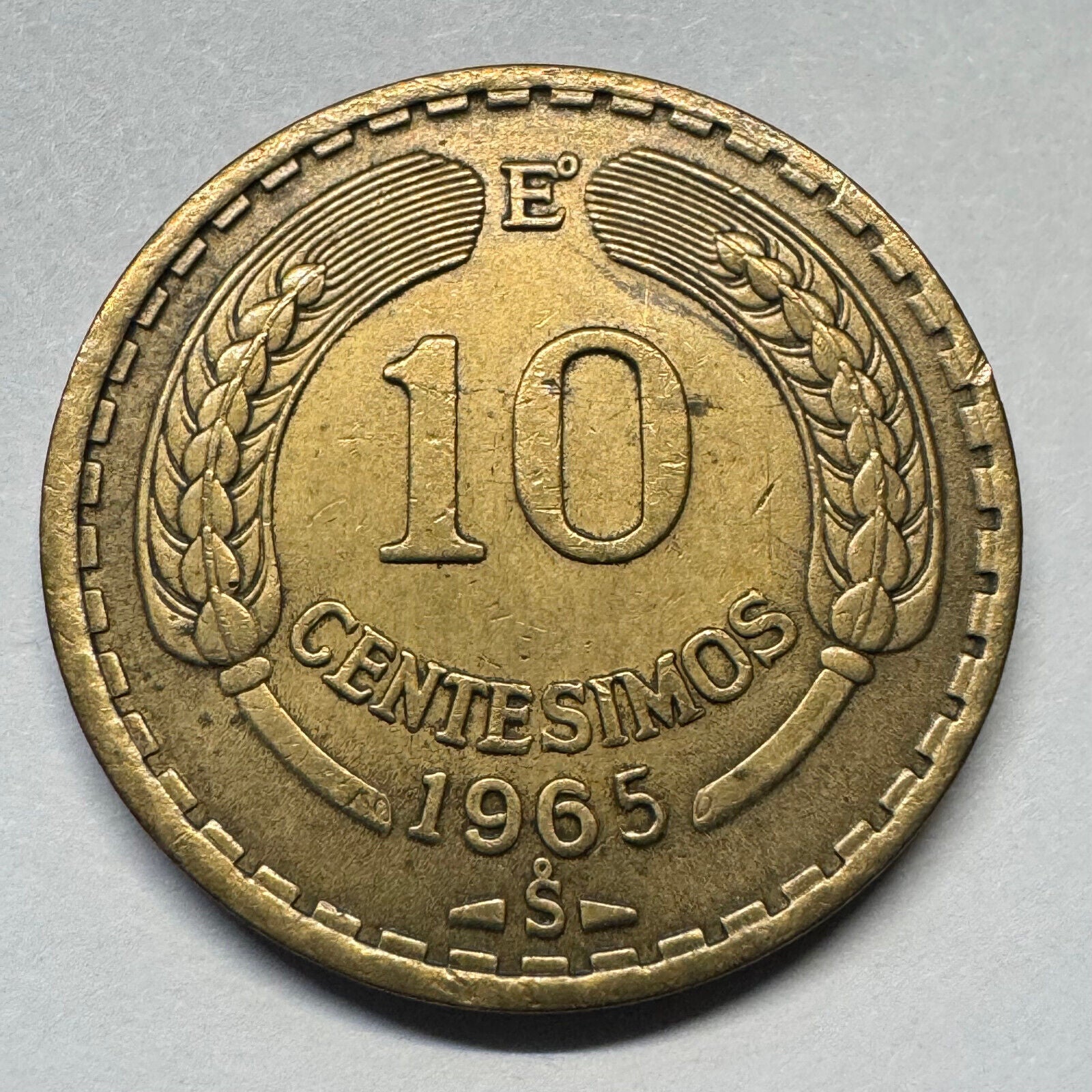 1965 Chile 10 Centesimos - Beautiful Coin - #A-099