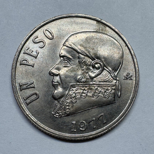 1977 Mexico 1 Peso - Beautiful Coin - #B-036
