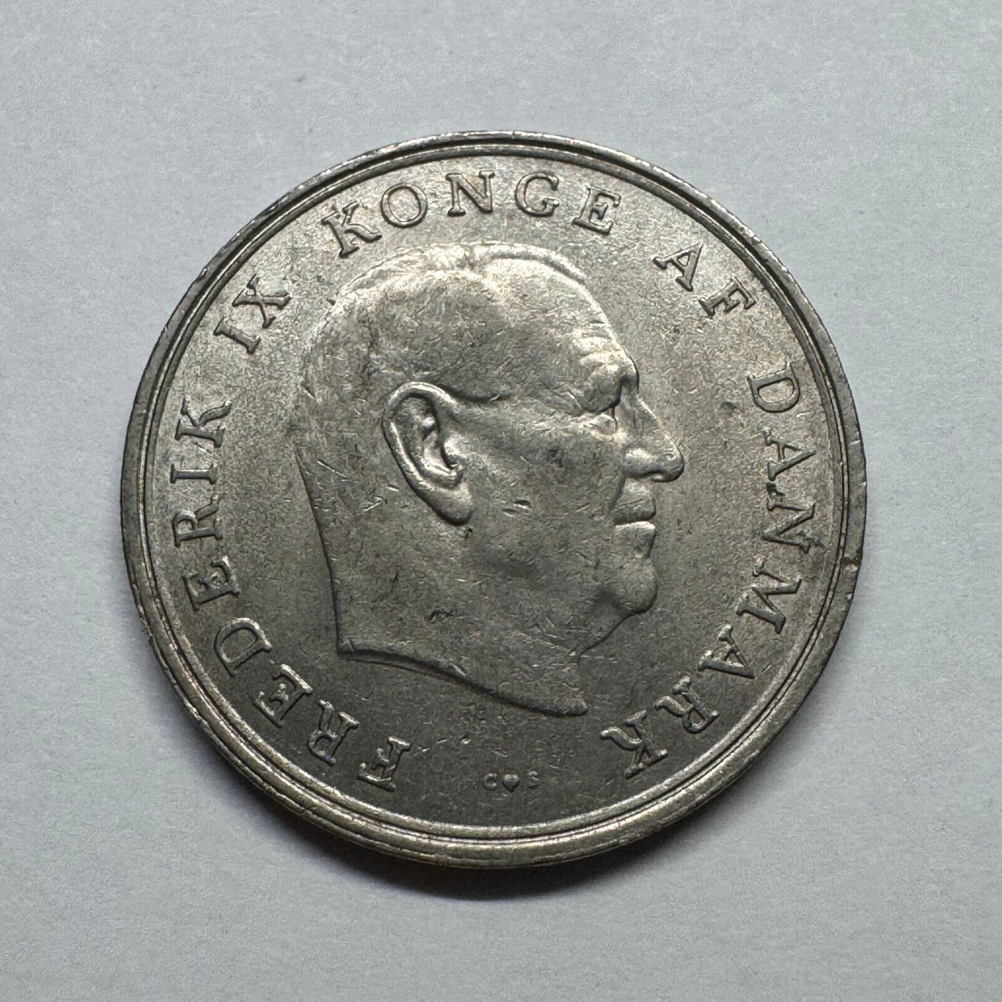 1961 Denmark 1 Krone - Beautiful Coin - #B-023