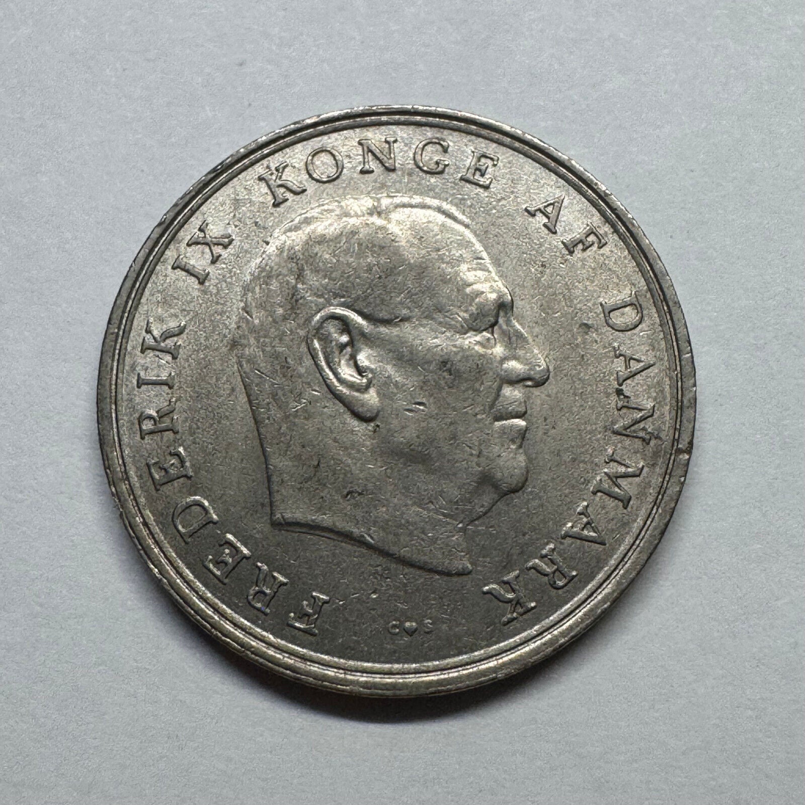 1961 Denmark 1 Krone - Beautiful Coin - #B-023