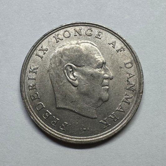 1961 Denmark 1 Krone - Beautiful Coin - #B-023