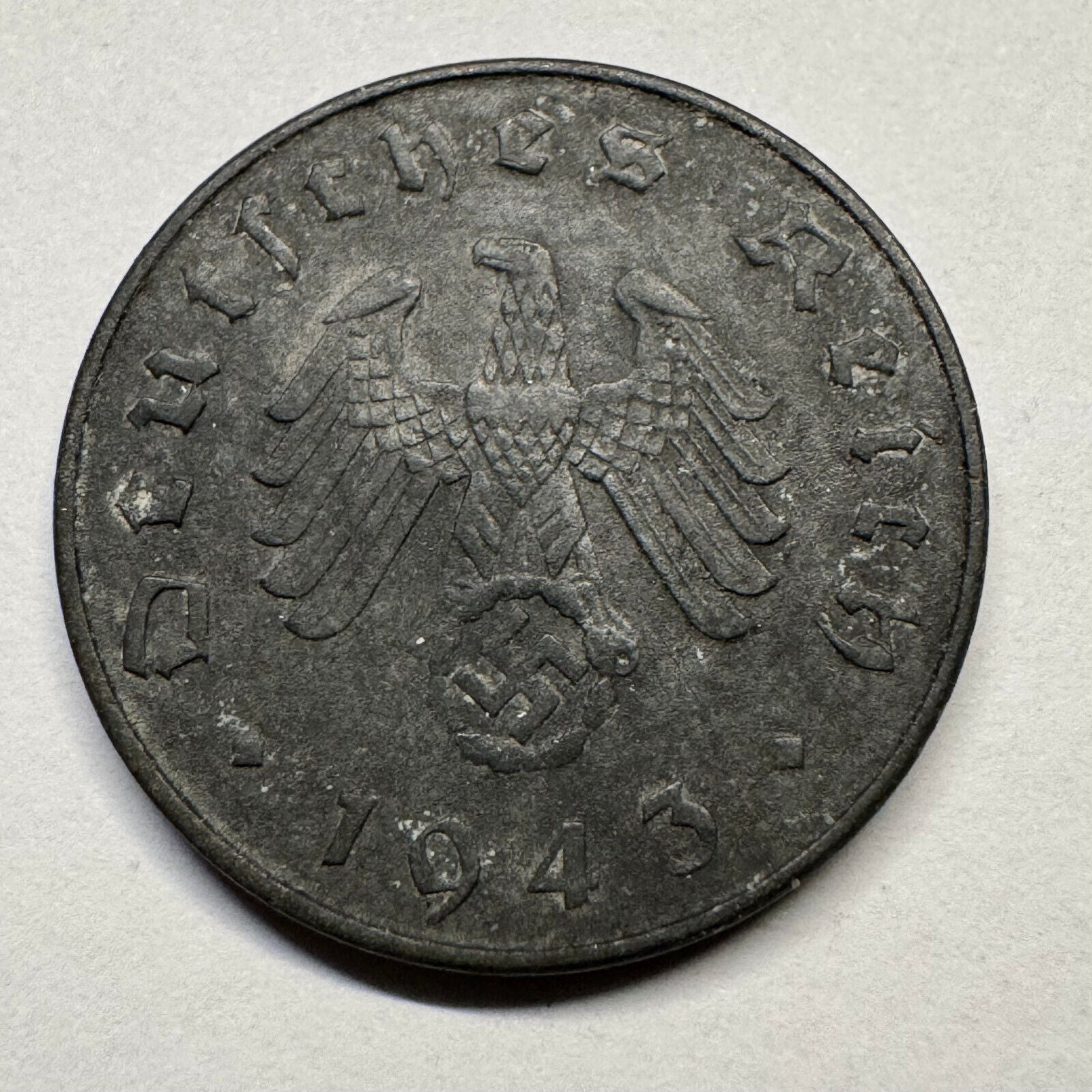 1943 Germany 10 Reichspfennig - Beautiful Coin - #B-051