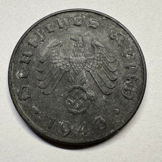 1943 Germany 10 Reichspfennig - Beautiful Coin - #B-051