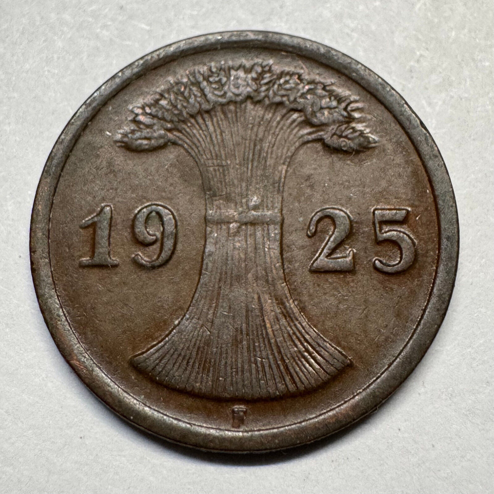 1925 Germany 2 Reichspfennig - Beautiful Coin - #A-096