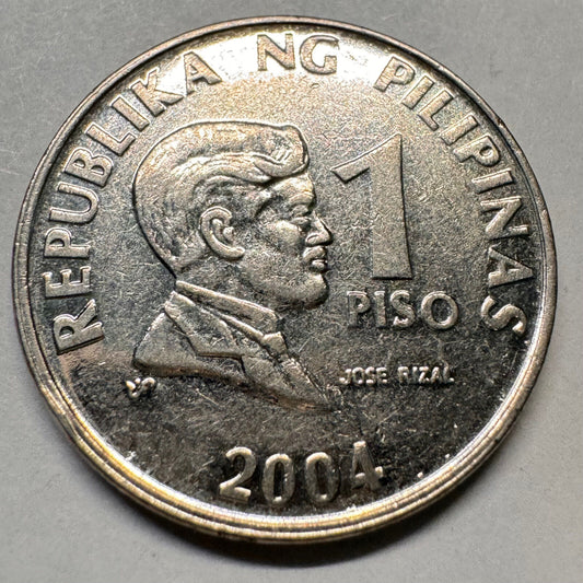 2004 Philippines 1 Piso - Beautiful Coin - #A-024