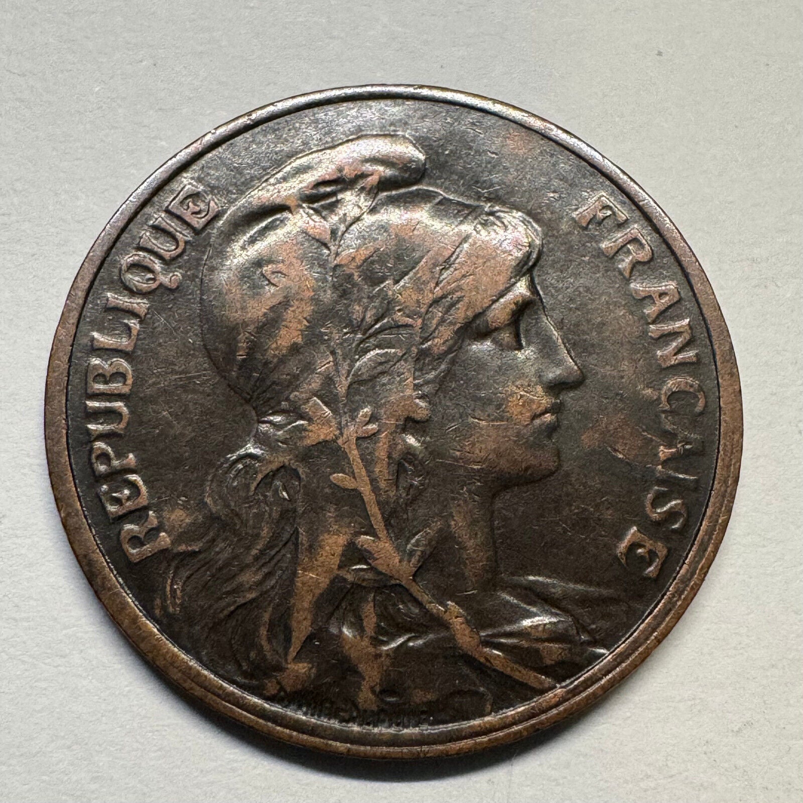 1917 France 5 Centimes - Beautiful Coin - #B-040