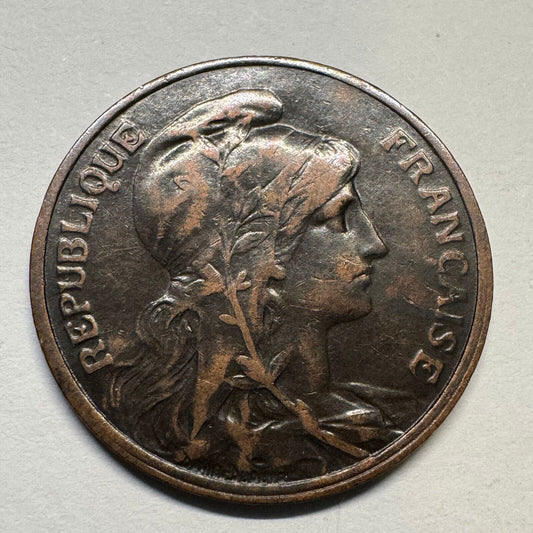 1917 France 5 Centimes - Beautiful Coin - #B-040