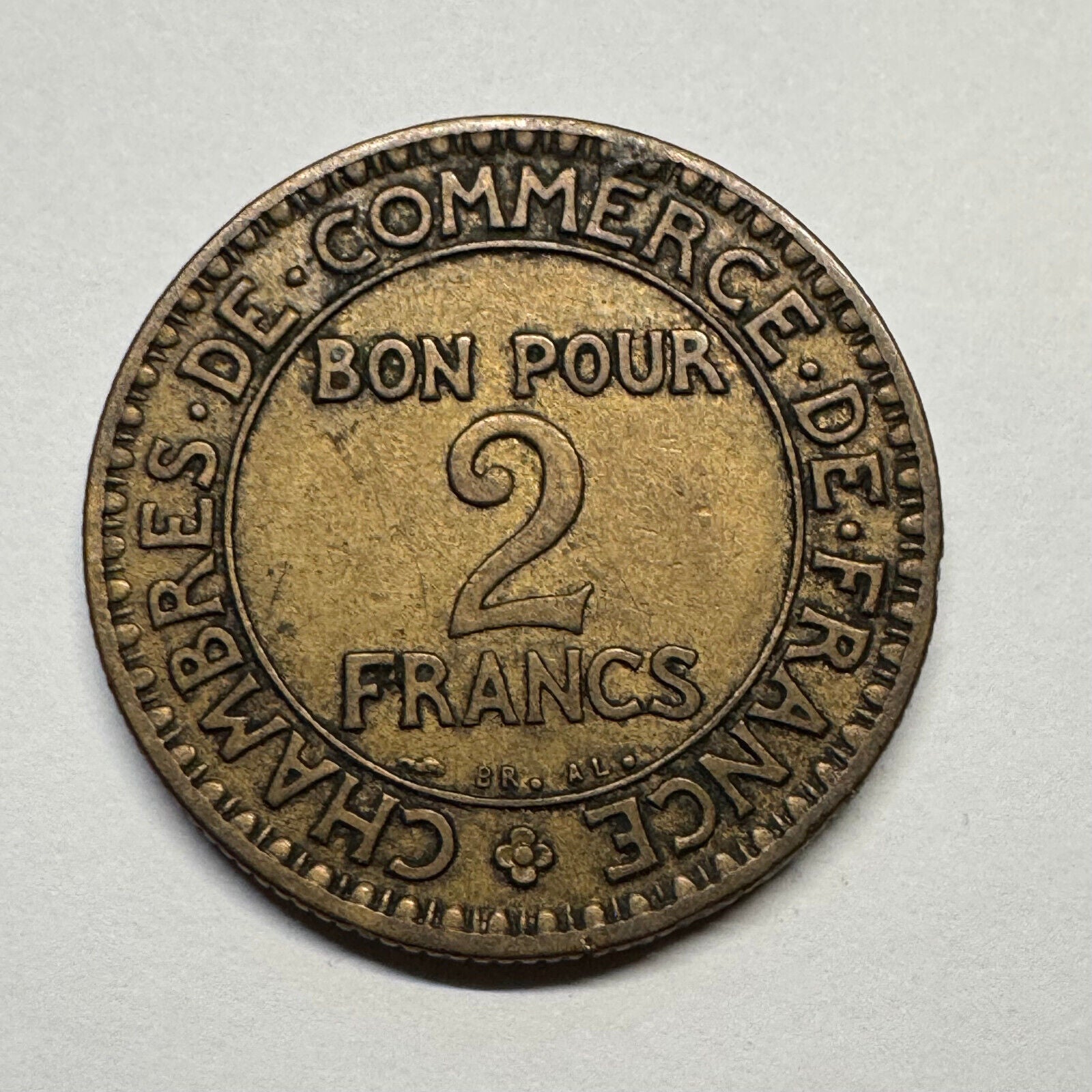 1924 France 2 Francs - Beautiful Coin - #B-038