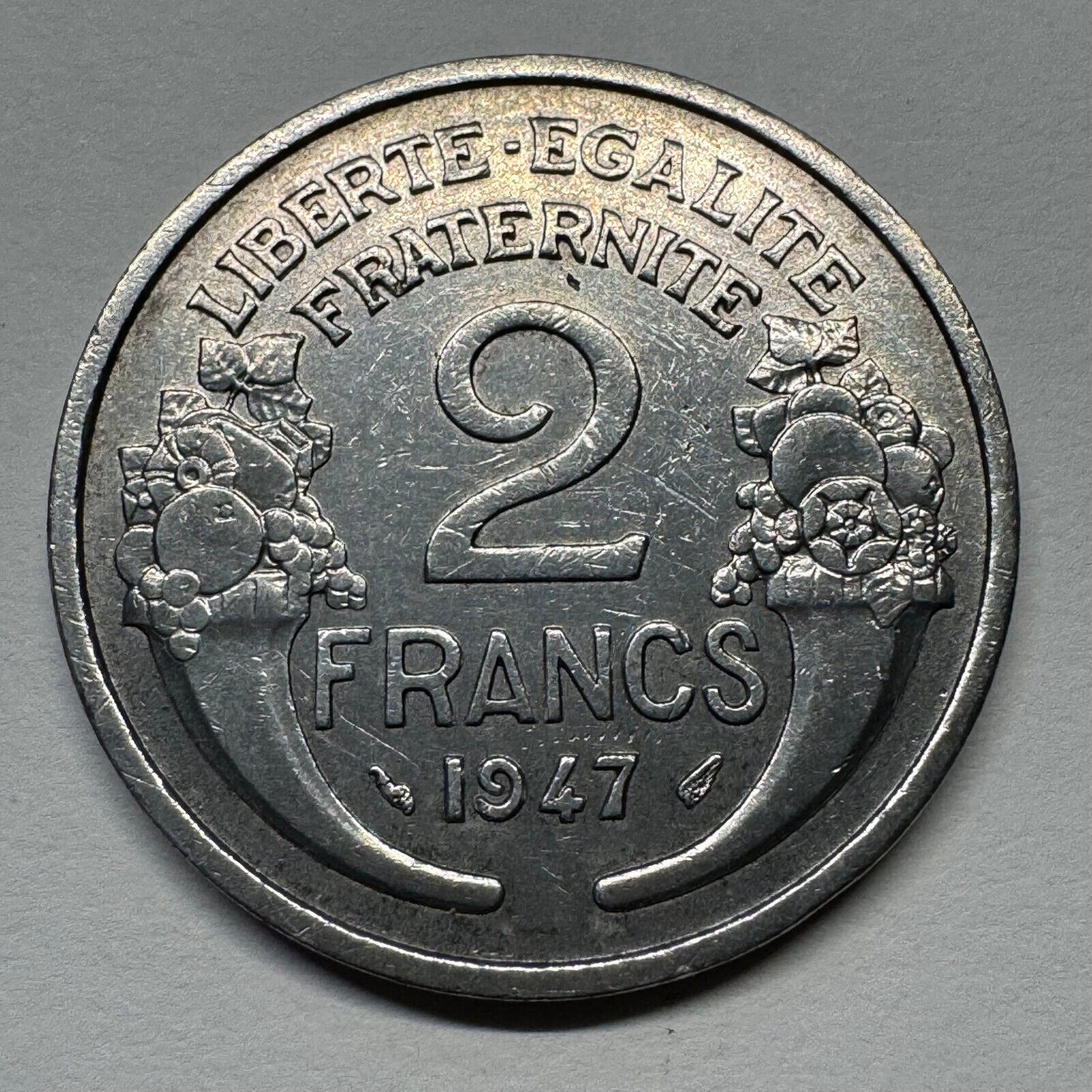1947 France 2 Francs - Beautiful Coin - #B-049