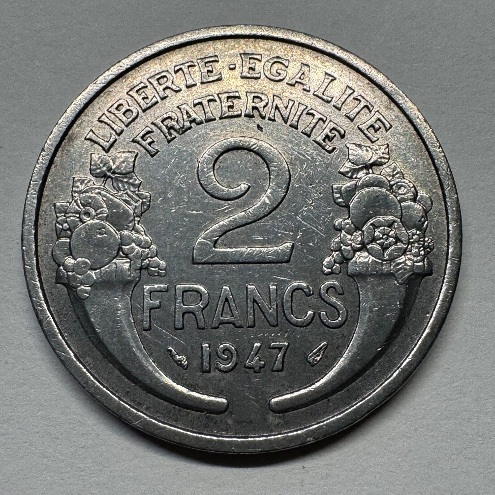 1947 France 2 Francs - Beautiful Coin - #B-049