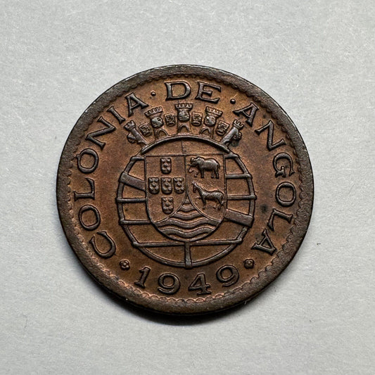 1949 Angola 10 Centavos - Beautiful Coin - #B-006