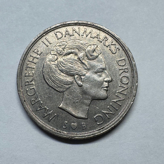 1978 Denmark 1 Krone - Beautiful Coin - #B-014