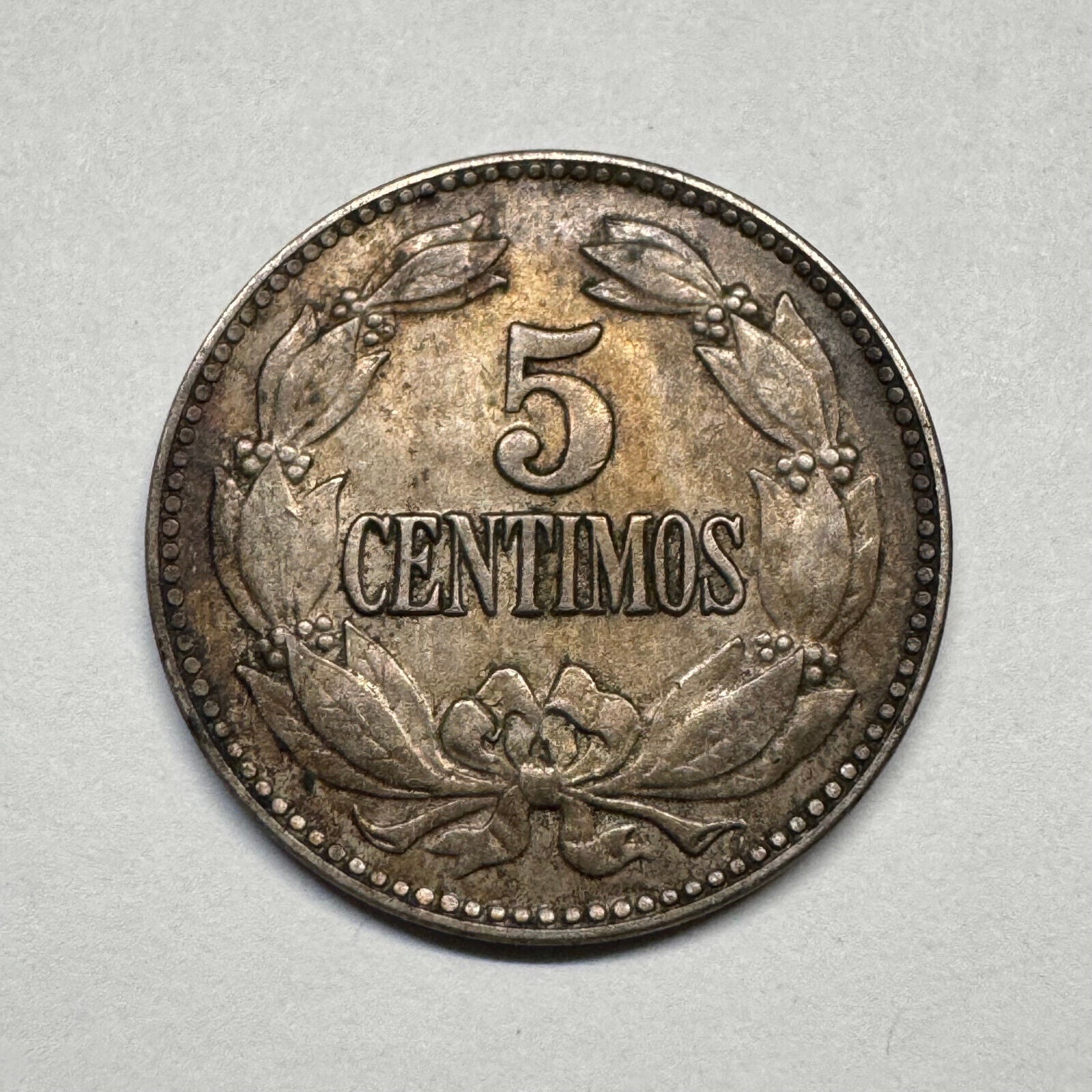 1929 Venezuela 5 Centimos - Beautiful Coin - #B-060