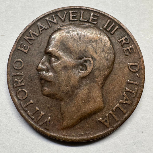 1929 Italy 5 Centesimi - Beautiful Coin - #A-093