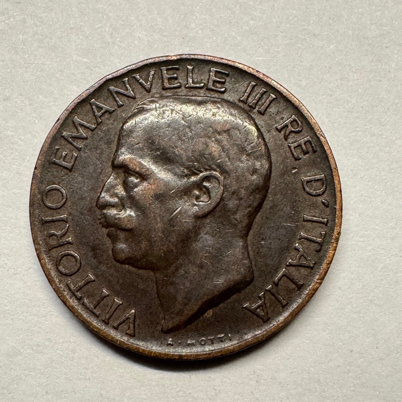 1929 Italy 5 Centesimi - Beautiful Coin - #B-001