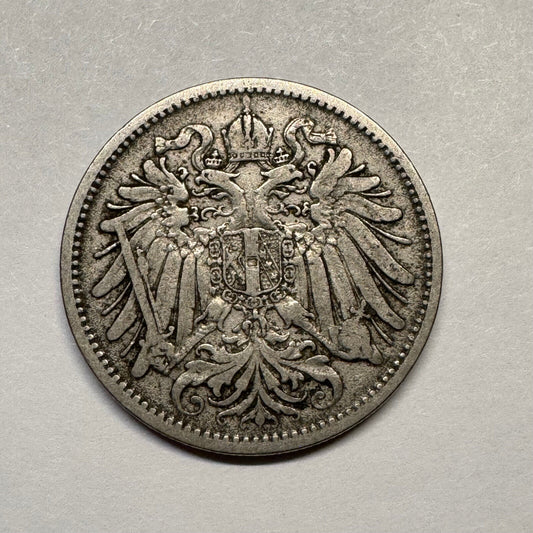1895 Austria 20 Heller - Beautiful Coin - #B-019
