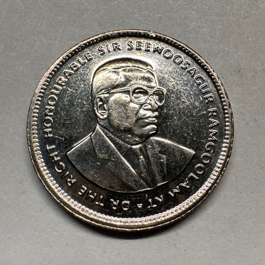 2001 Mauritius 20 Cents - Beautiful Coin - #A-031