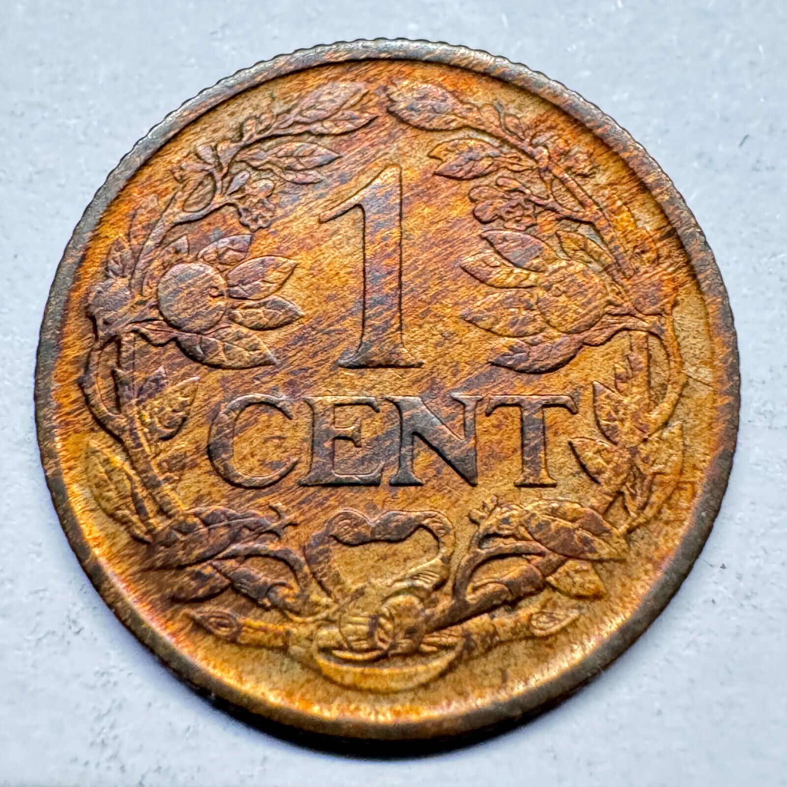 1922 Netherlands 1 Cent - Beautiful Coin - #A-021
