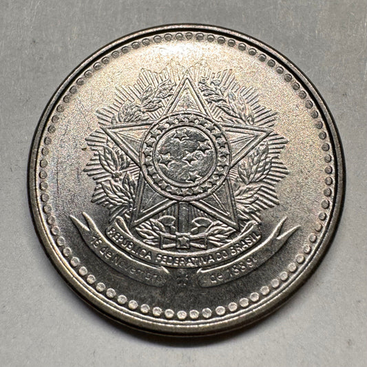 1987 Brazil 50 Centavos - Beautiful Coin - #A-016