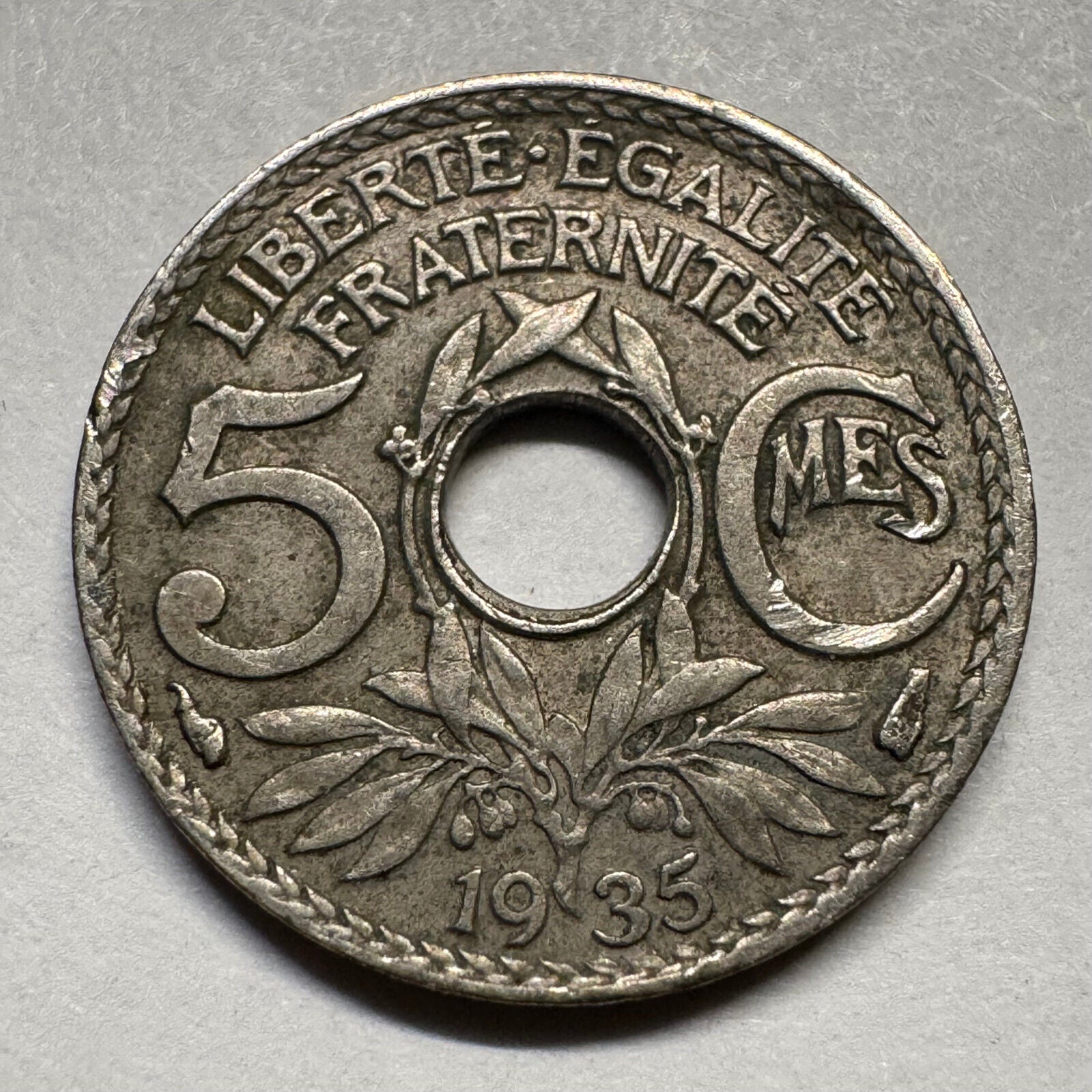 1935 France 5 Centimes - Beautiful Coin - #A-072