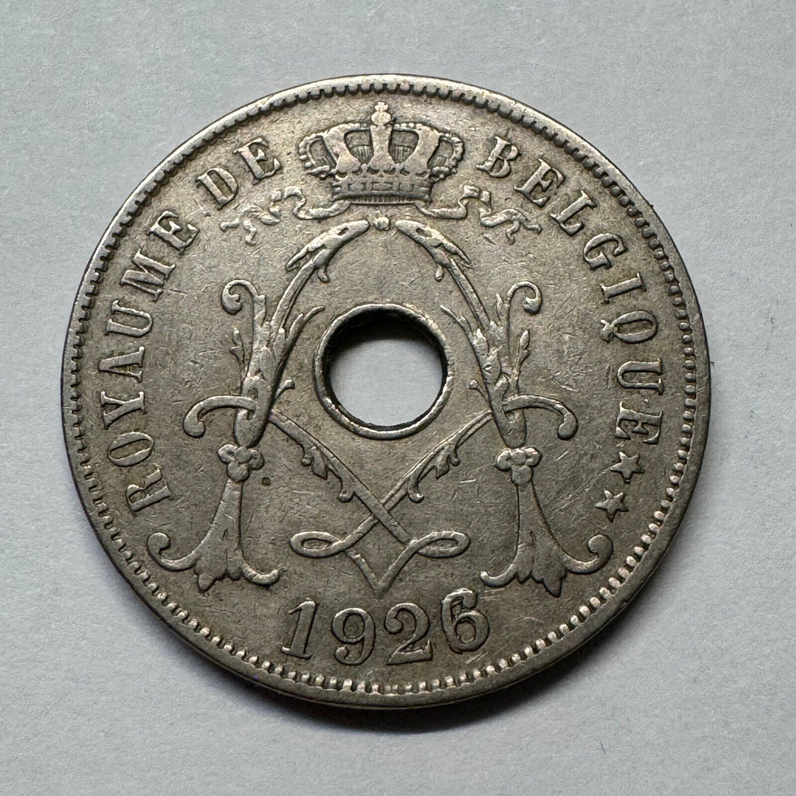 1926 Belgium 25 Centimes - Beautiful Coin - #B-023