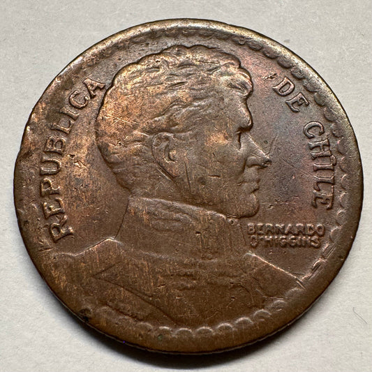 1948 Chile 1 Peso - Beautiful Coin - #A-041