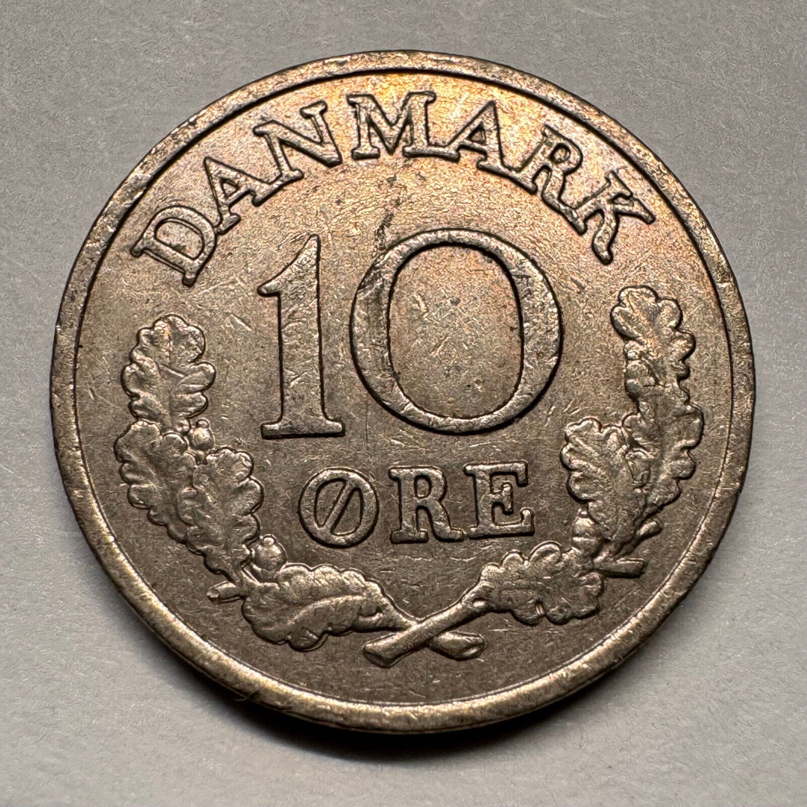 1961 Denmark 10 Ore - Beautiful Coin - #A-034