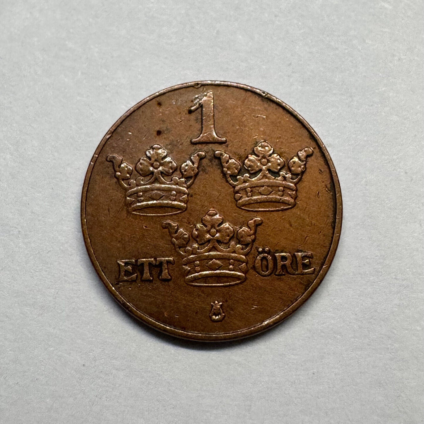 1935 Sweden 1 Ore - Beautiful Coin - #B-012