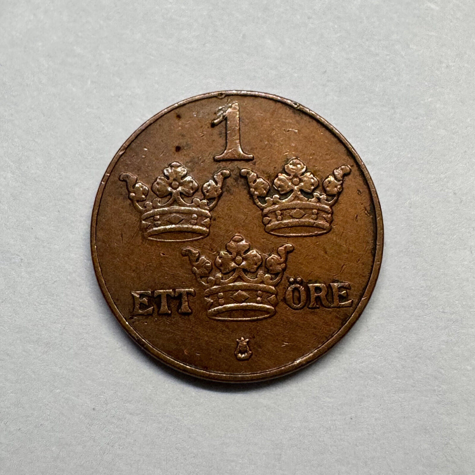 1935 Sweden 1 Ore - Beautiful Coin - #B-012