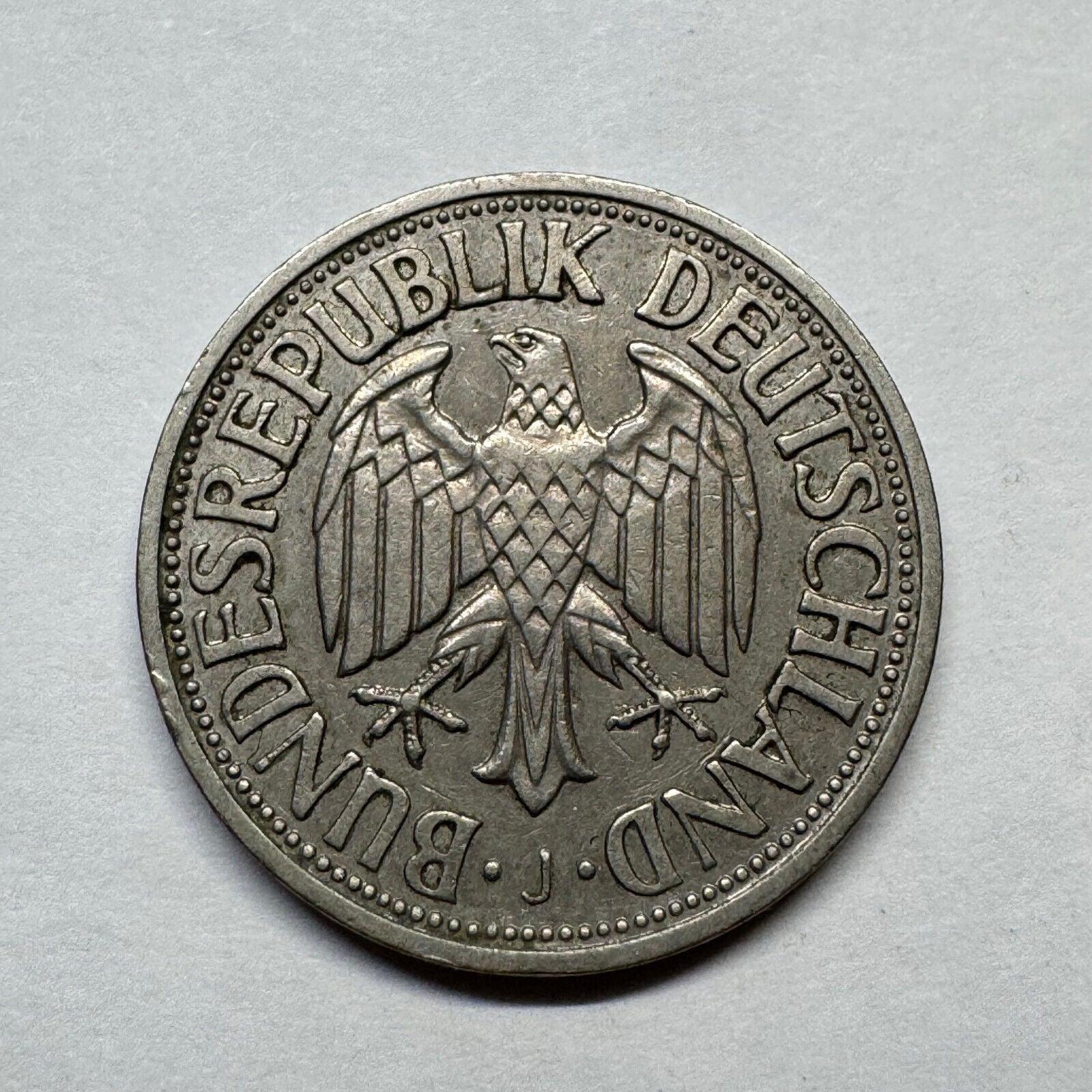 1950 Germany 1 Mark - Beautiful Coin - #B-008