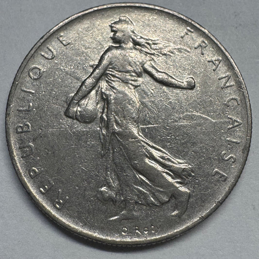 1960 France 1 Franc - Beautiful Coin - #A-080