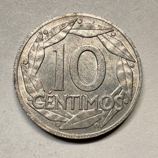1959 Spain 10 Centimos - Beautiful Coin - #A-017