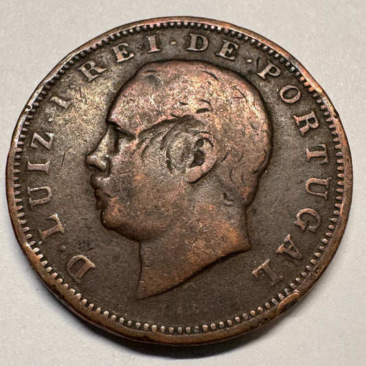 1883 Portugal 20 Reis - Beautiful Coin - #A-061