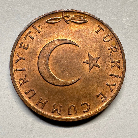 1961 Turkey 5 Kurus - Beautiful Coin - #A-038