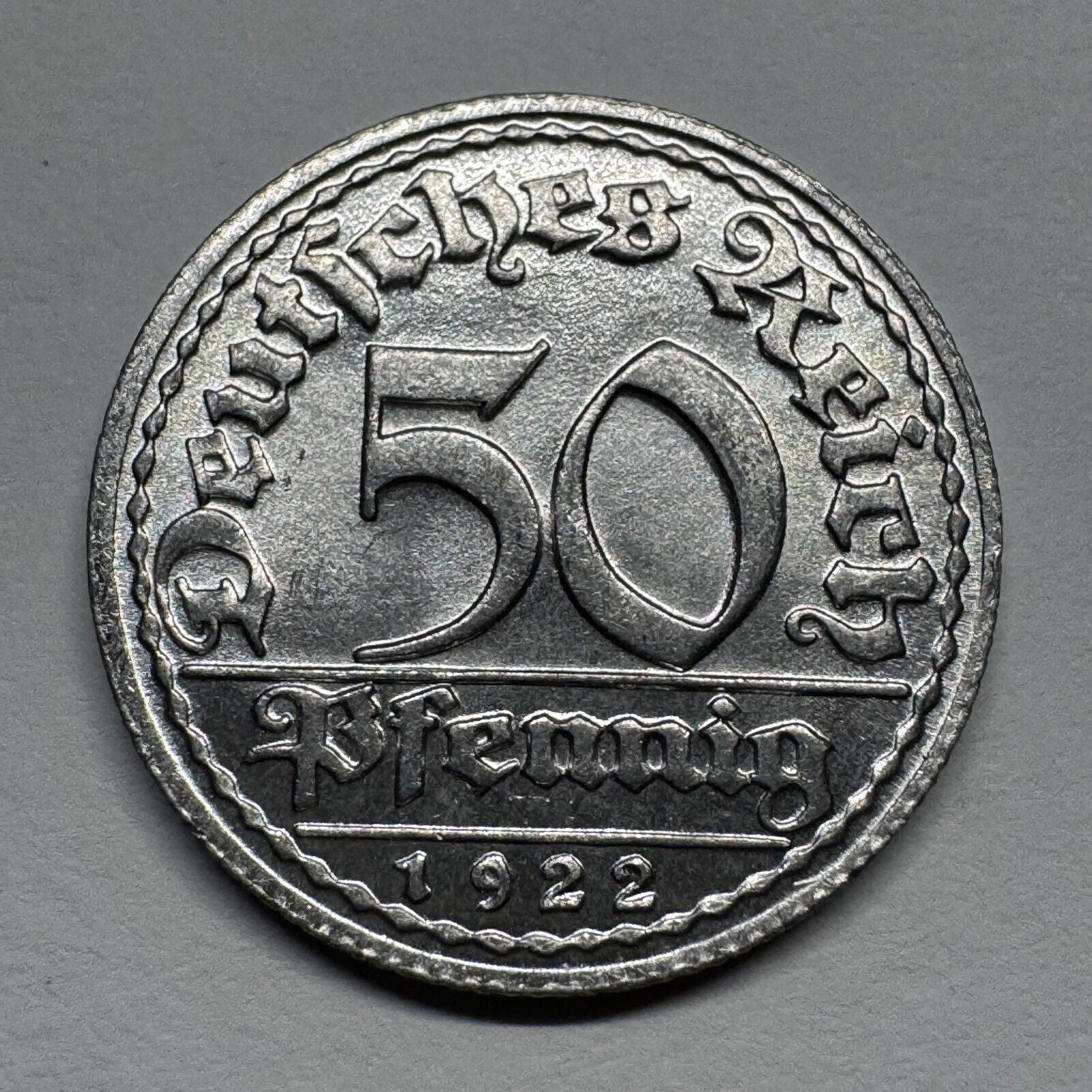 1922 Germany 50 Pfennig - Beautiful Coin - #B-059