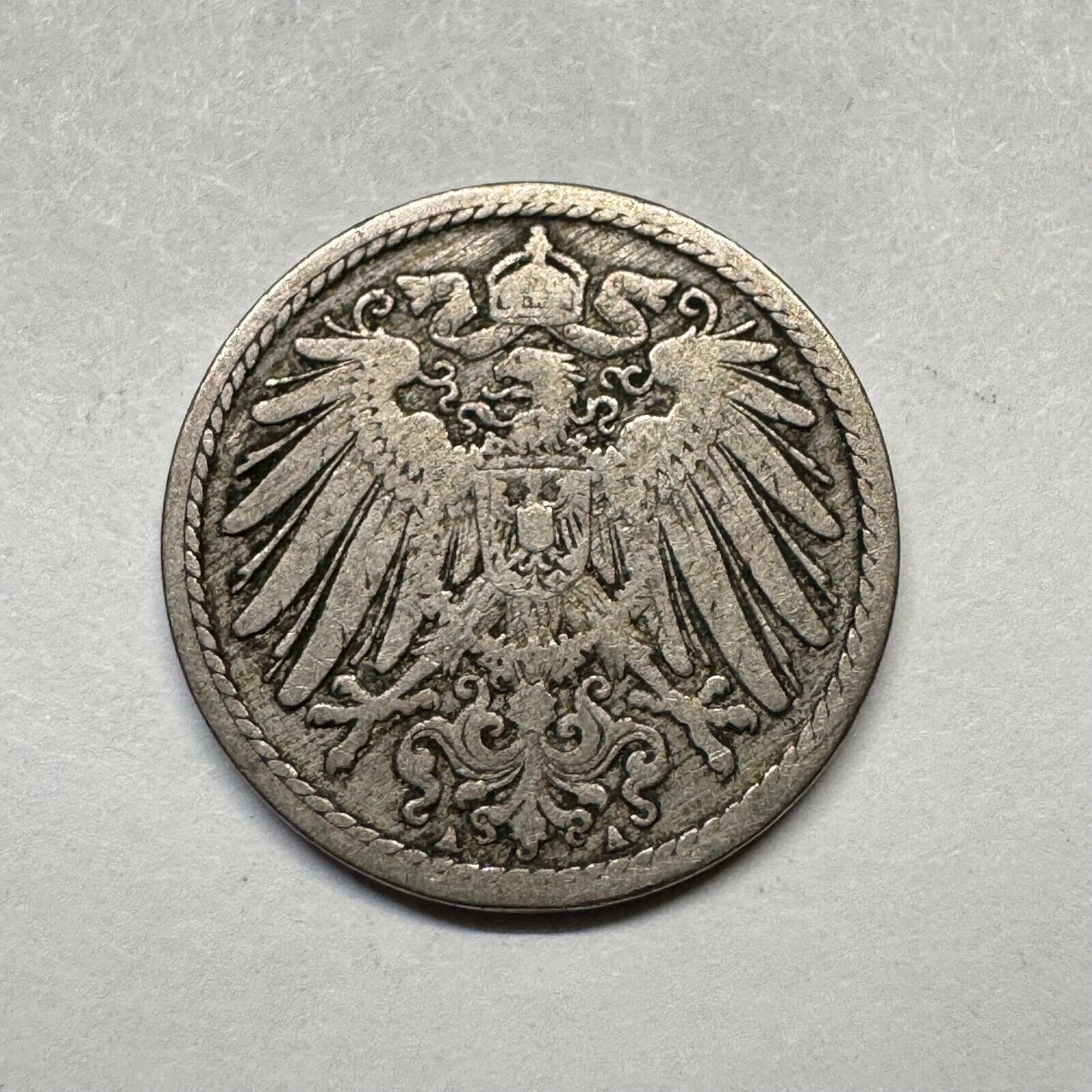 1890 Germany 5 Pfennig - Beautiful Coin - #A-098