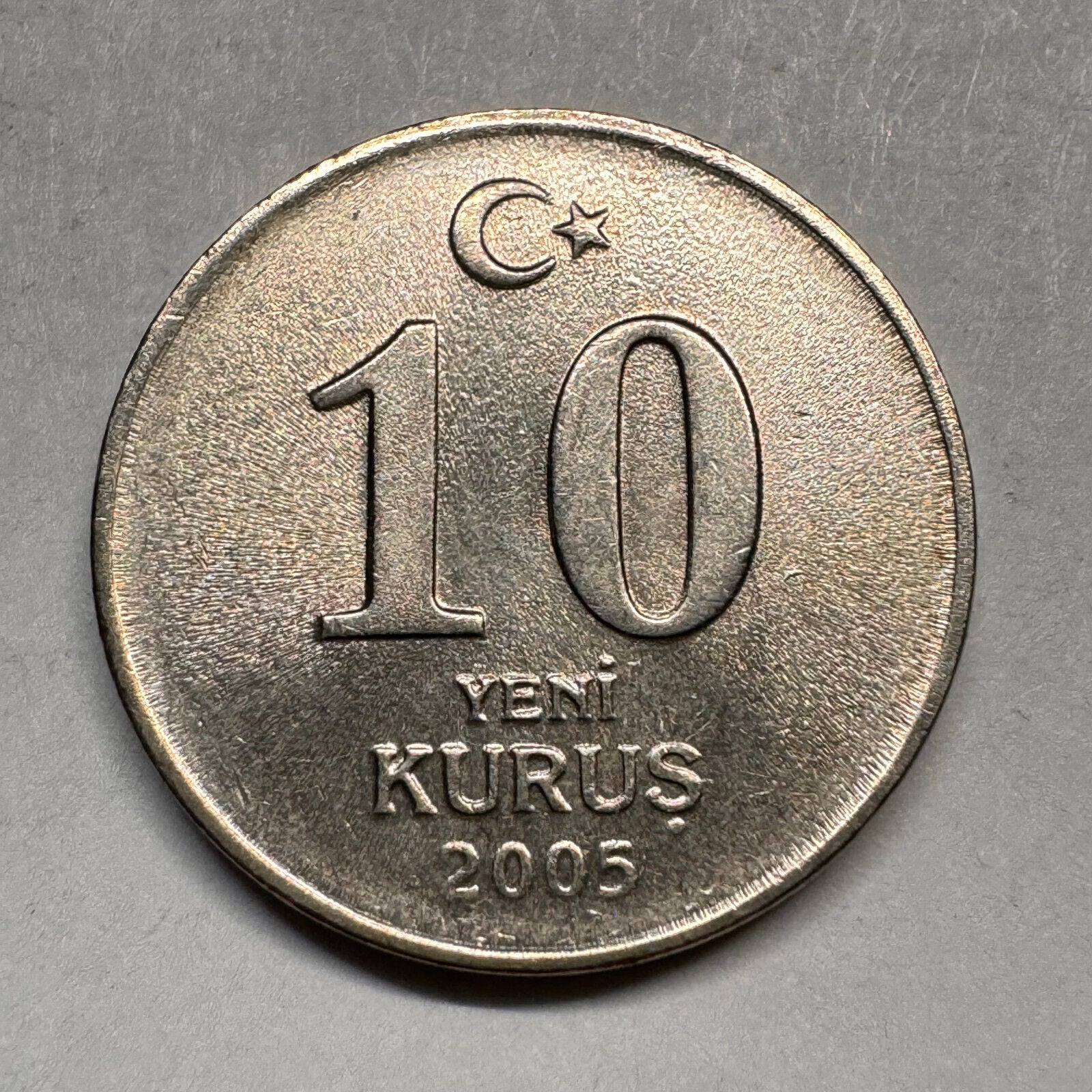 2005 Turkey 10 Yeni Kurus - Beautiful Coin - #A-016